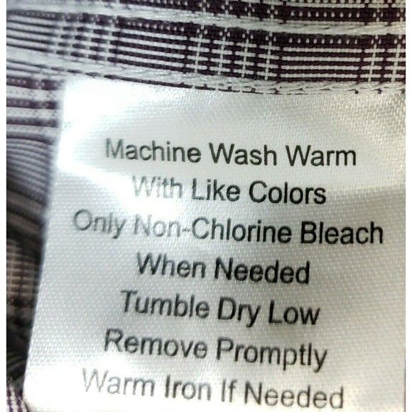 Joseph Jos. A. Bank Men's Travelers Reserve Checkered Button Up Size M brown gra - Picture 4 of 7